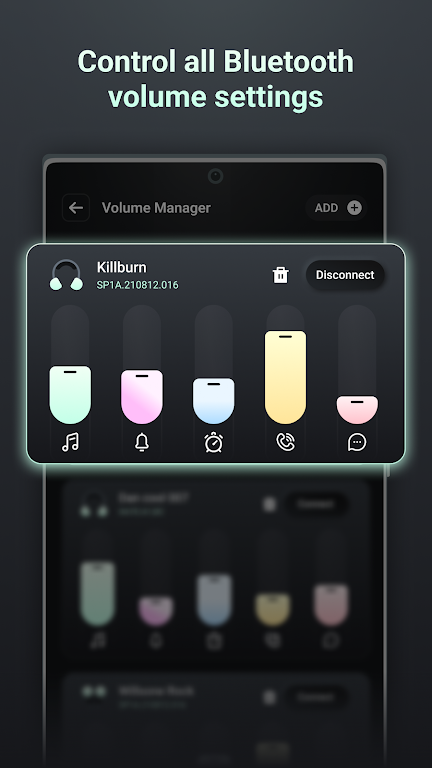 Bluetooth volume controller Screenshot2