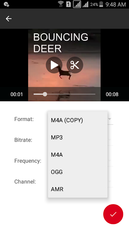 Video to Audio (MP3 AAC OPUS) Screenshot2