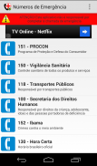 Brazilian Emergency Numbers Screenshot1