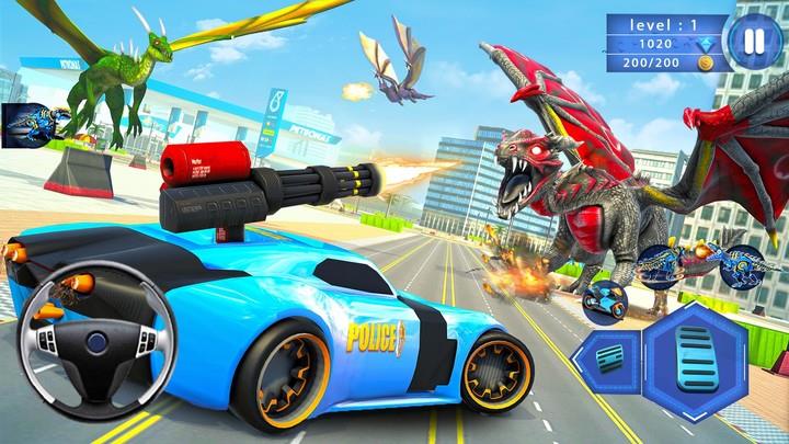 Police Robot Car: Dino robots Screenshot1