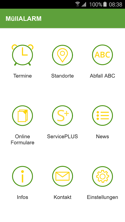 MüllAlarm App Screenshot1