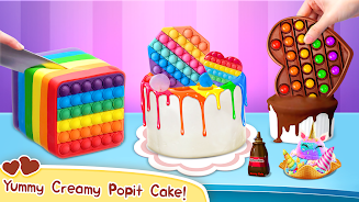 Pop it Chocolate Cake Maker Screenshot5