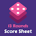 13 Rounds Score Sheet APK