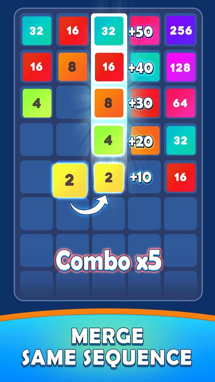 Merge 2048: Number Merge Games Screenshot2