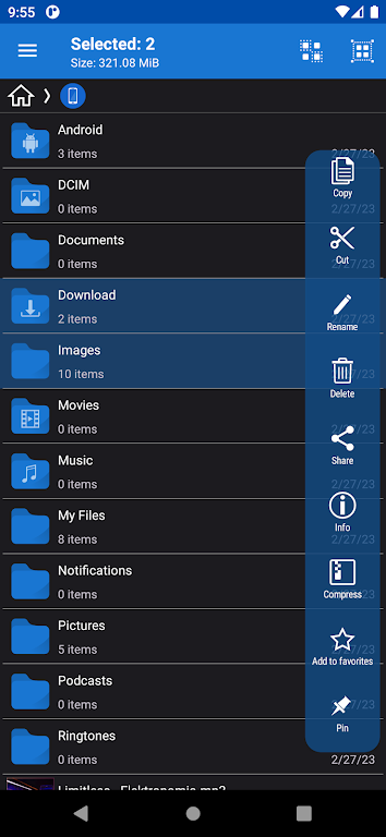 Fennec File Manager Screenshot4