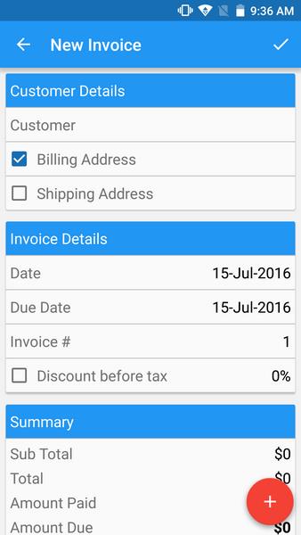 Moon Invoice - Time Tracking Screenshot2