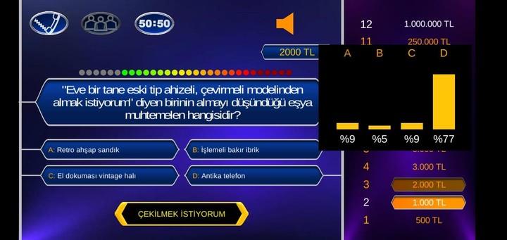 Sesli Sorulu Milyonlar Screenshot3