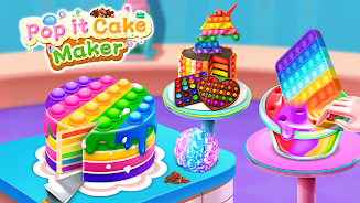 Pop it Chocolate Cake Maker Screenshot1