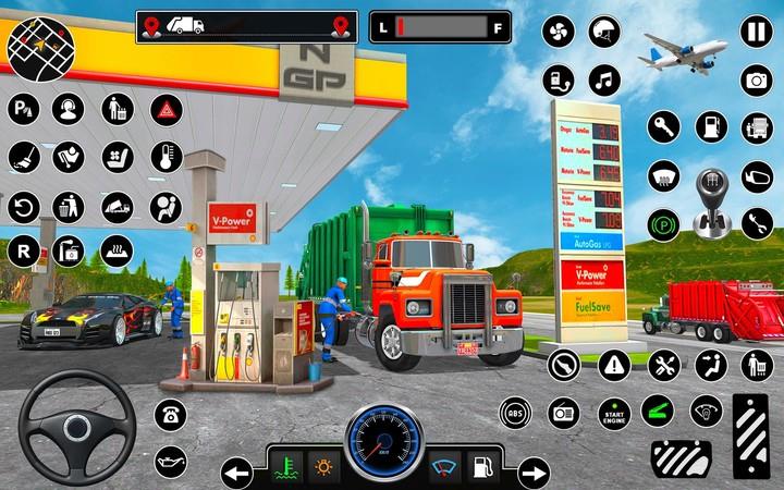 City Trash Truck Driving Games Screenshot3