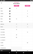 13 Rounds Score Sheet Screenshot4