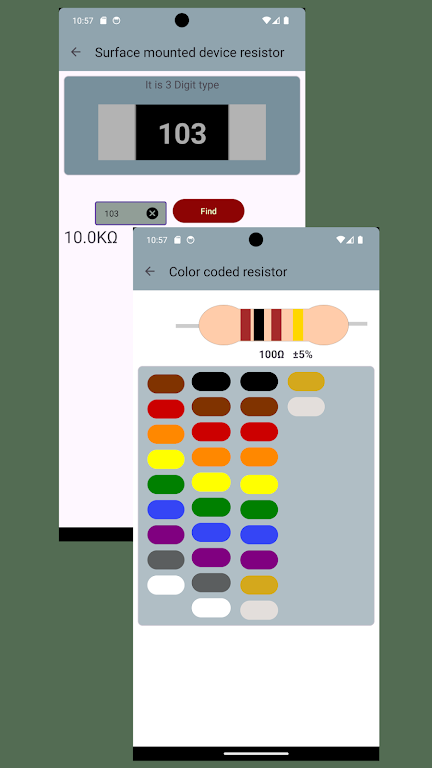 Caltronics - electronics tools Screenshot2