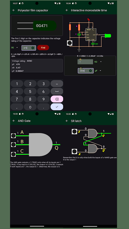 Caltronics - electronics tools Screenshot3