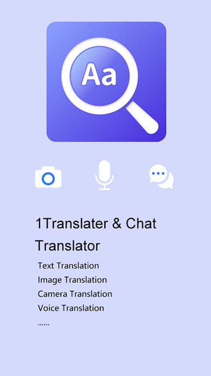 1 Translate & Chat Translator APK Screenshot1