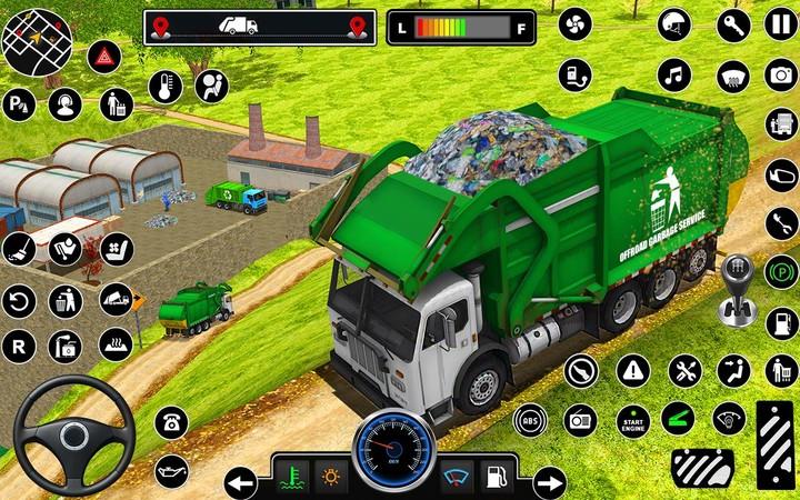 City Trash Truck Driving Games Screenshot1