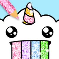 Kawaii Coloring Book Glitter APK