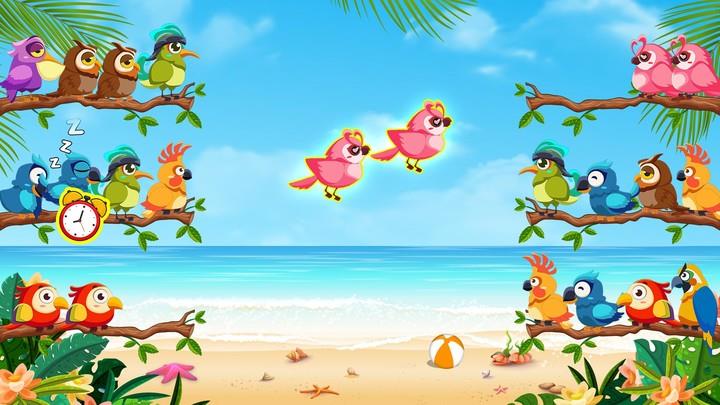 Bird Sort Color Puzzle Game Screenshot3