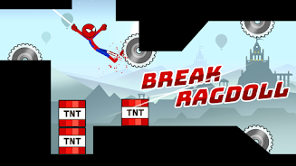 Ragdoll Dismount: Stickman Fly Screenshot1