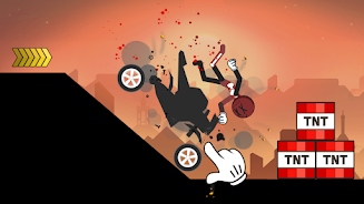 Ragdoll Dismount: Stickman Fly Screenshot2