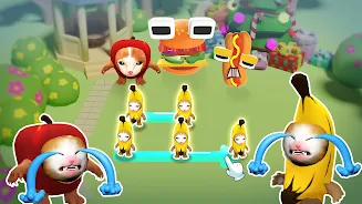 Merge Food Bananacat Cry Screenshot2