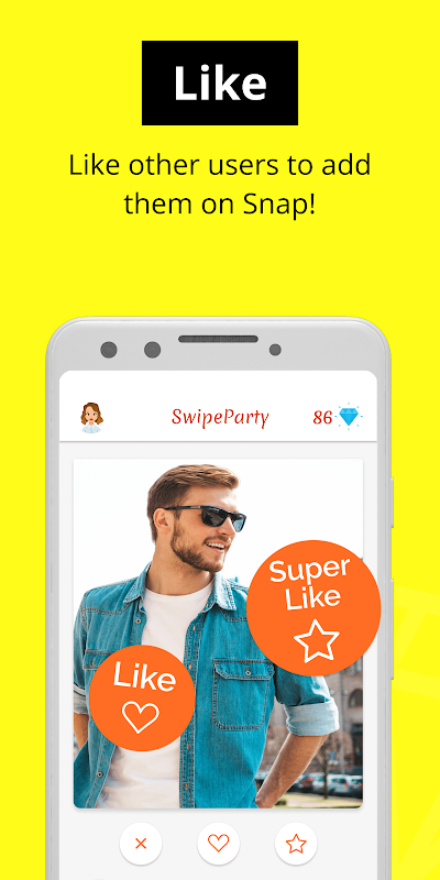 SwipeParty - find & make new snapchat friends Screenshot2