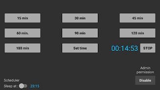 Sleep TV Timer (Screen & Media) Screenshot3