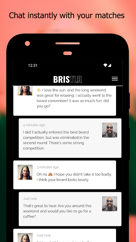 Bristlr - beard lovers dating Screenshot1