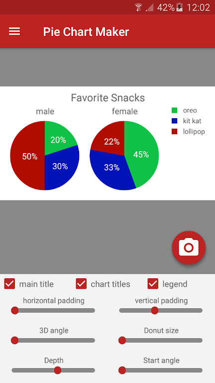 Pie Chart Maker Screenshot1