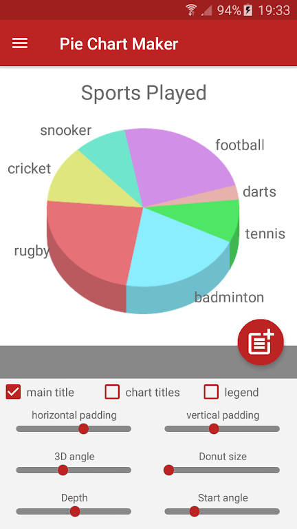 Pie Chart Maker Screenshot2