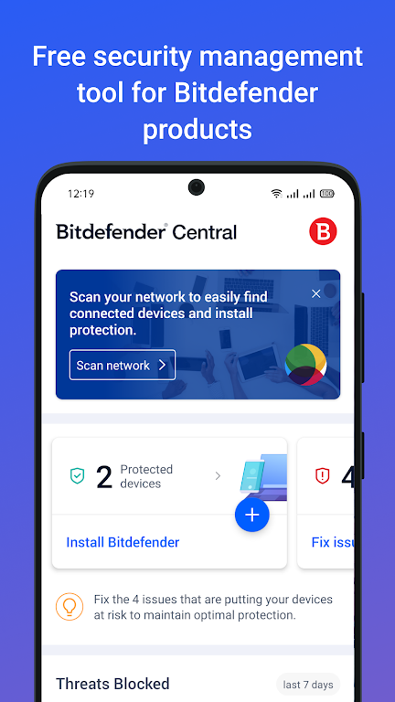 Bitdefender Central Screenshot1