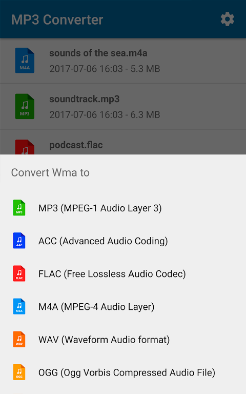 MP3 Converter Edit Music files Screenshot2