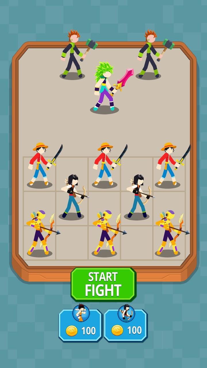 Merge Stickman Warrior Screenshot1