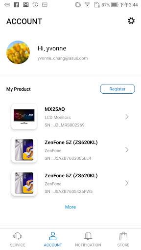 MyASUS - Service Center Screenshot4