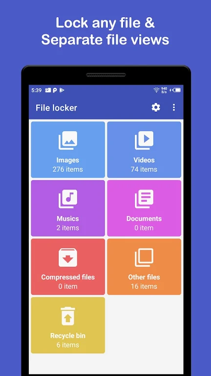 File locker - Lock my files Screenshot1