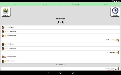 Football Live Scores Screenshot2