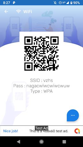 WiFi QR Code Shower, generator Screenshot2