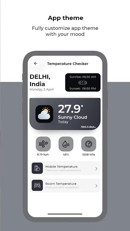 Wether & Temperature Checker Screenshot3