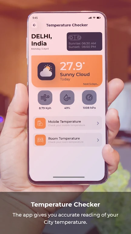 Wether & Temperature Checker Screenshot2