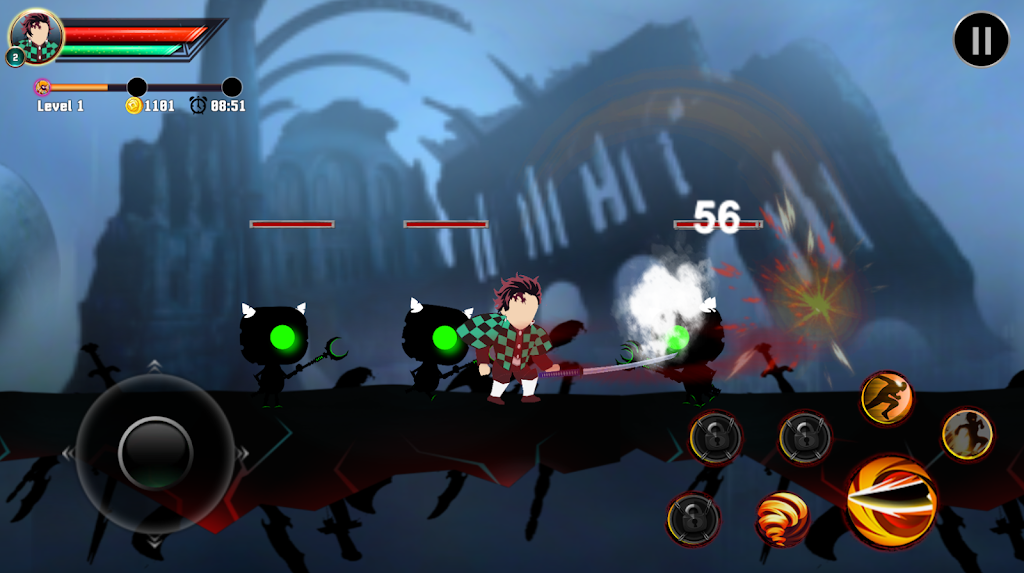 Demon Shadow: Tanjiro Slayer Screenshot2