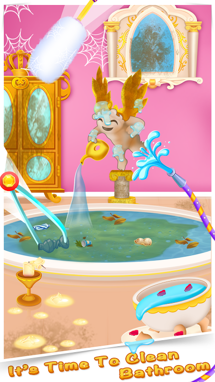 Girls royal home cleanup game Screenshot4