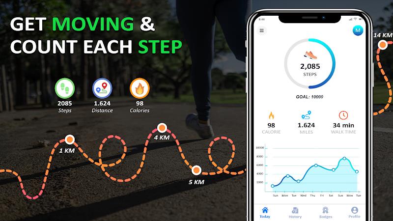 Step Counter - Step Tracker Screenshot1