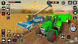 Tractor Farming Game Harvester Screenshot4