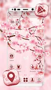Cherry Blossom Launcher Themes Screenshot1