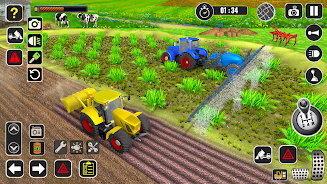 Tractor Farming Game Harvester Screenshot2