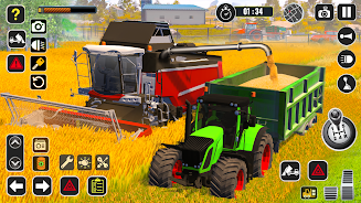 Tractor Farming Game Harvester Screenshot1