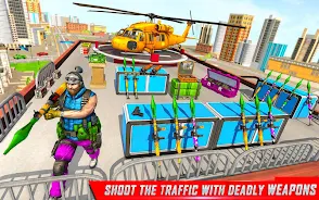 Traffic Car Shooting Games Screenshot3