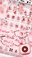 Cherry Blossom Launcher Themes Screenshot3