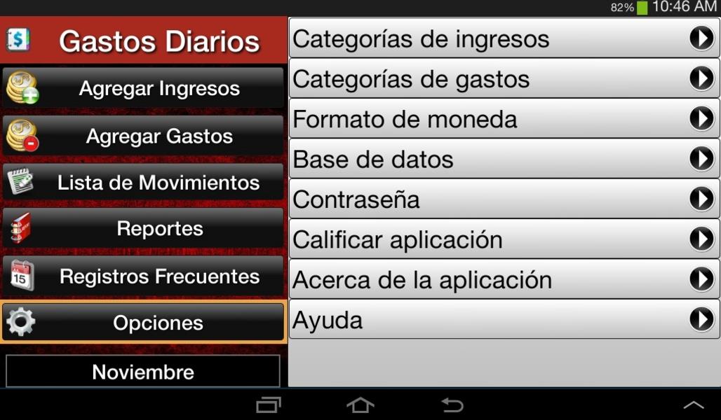 Gastos Diarios Screenshot2