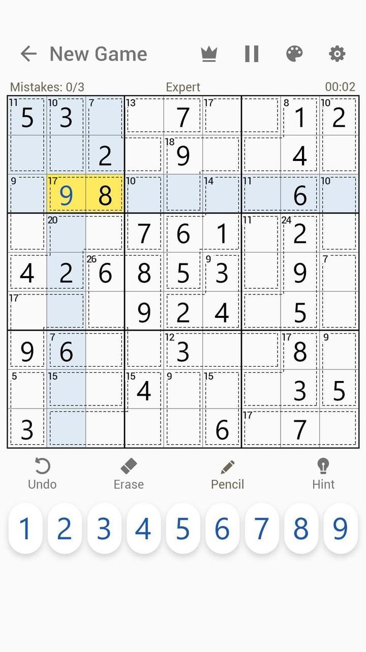 Killer Sudoku - Sudoku Puzzles Screenshot1