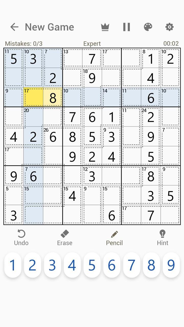 Killer Sudoku - Sudoku Puzzles Screenshot5