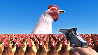 Cluck Shot: Chicken Gun Game Screenshot1